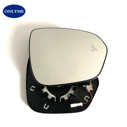 Car high quality convex heated side mirror glass with blind spot warning light for Dacia Duster 2018 2019 2020 2021 2022