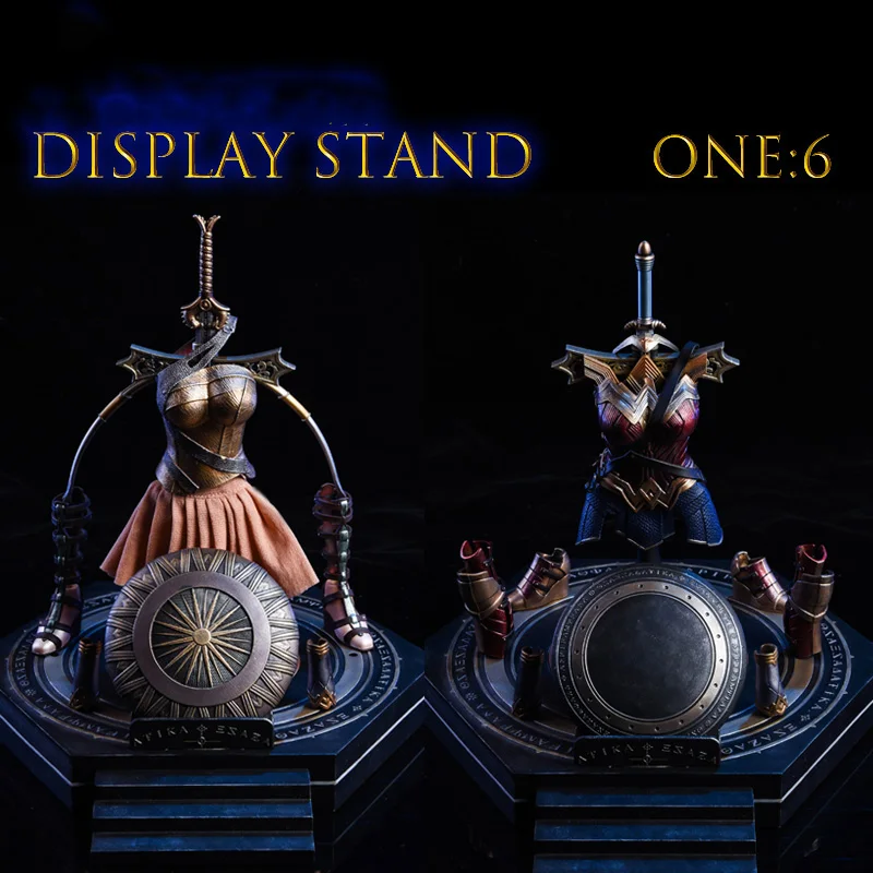 Tystoys 1/6 Female Soldier Wonder Girl Fighting Hero Fighter Battle Armor With Weapon Display Stand For 12''  Action Figure Body