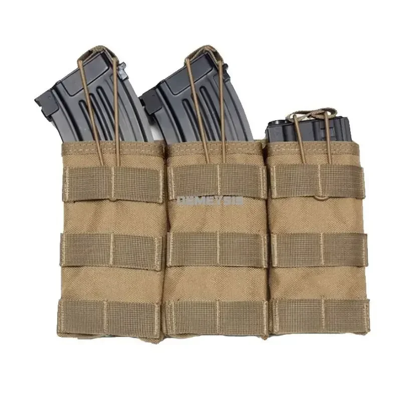 1000D Nylon Single / Double / Triple Magazine Pouch Tactical M4 Pouch Molle Paintball Airsoft Magazine Pouch