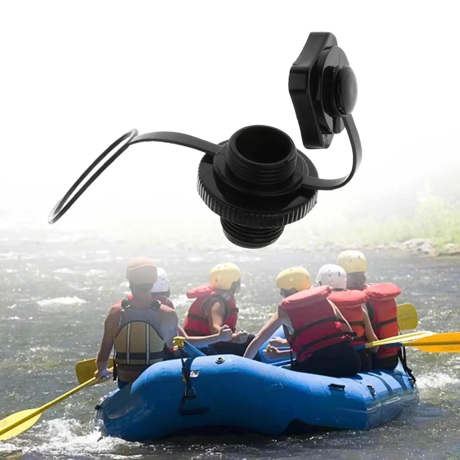 Inflatable Valve, Screw with for Inflatable Boat Rubber Dinghy Kayak Canoe - 2 Colors