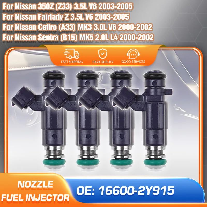 

Fuel Injector Nozzle For Nissan 350Z Z33 Nissan Fairlady Z 3.5L 2003 2004 2005 Nissan Sentra B15 Nissan Cefiro 2000 2001 2002