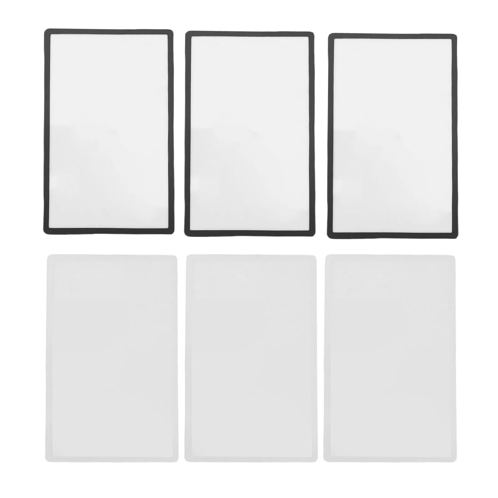 

Комплект из 3 пластиковых накладок для верхнего экрана, практичные защитные крышки для верхнего экрана консоли, не требующие разрушения, для ЖК-экрана 2DS