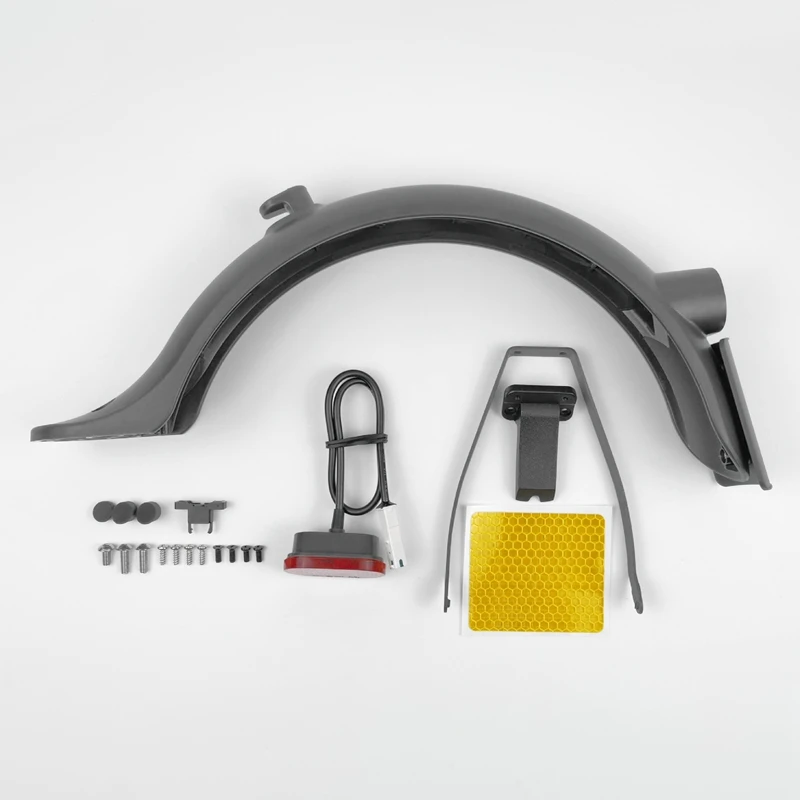 Rear Mudguard Fender Guard + Bracket +Tail Light+License Plate Frame For Xiaomi M365/1S/PRO/PRO2 Electric Scooter