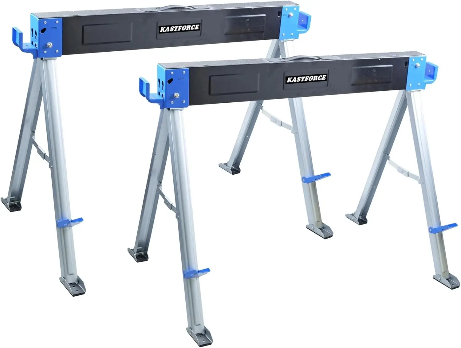 

Folding Sawhorse 2200 lb Capacity Heavy Duty Jobsite Table Stand with Folding Legs Twin Pack