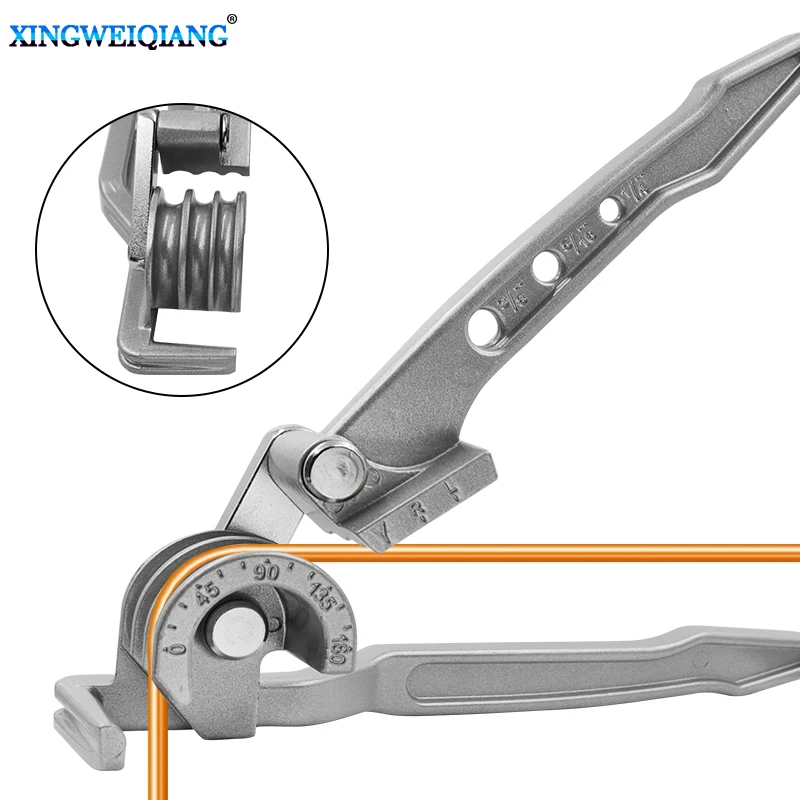 Tubo de Dobra Mão Ferramenta Combinação Tubo Bender 90 180 Graus Tubo Máquina de Dobra mm 0.24in mm 31 Polegadas 10 mm 39 Polegadas em