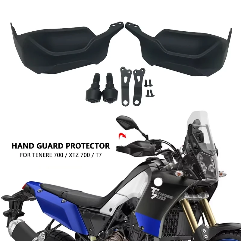 

For Yamaha Tenere 700 Handguard Protective Hand Guard Stops Windshield Tenere700 xtz 700 t7 2019-2024 Motorcycle Accessories