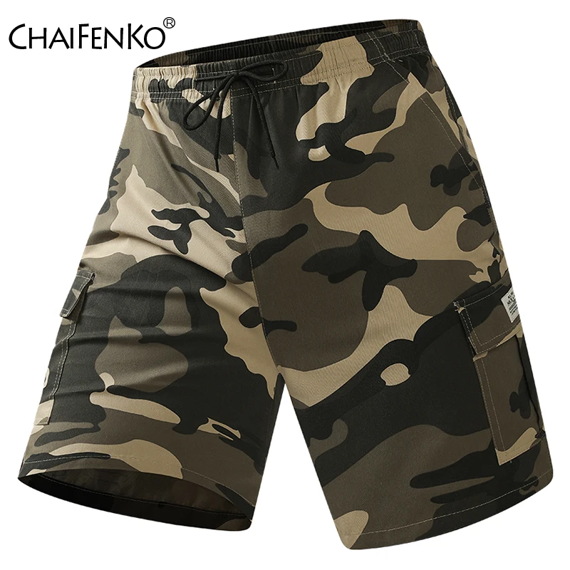 

Summer New Men Cargo Shorts Fashion Camouflage Outdoor Tactic Short Pants Multiple Pockets Large Size Loose Casual Shorts Men