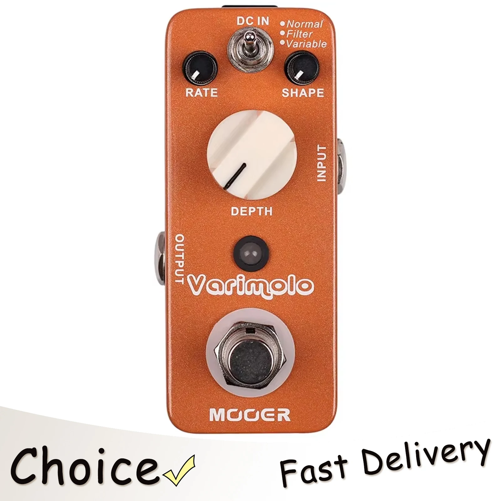 

MOOER Varimolo Guitar Effect Pedal Digital Tremolo With Three Different Tremolo Modes Effect Normal Filter Guitar Accessories