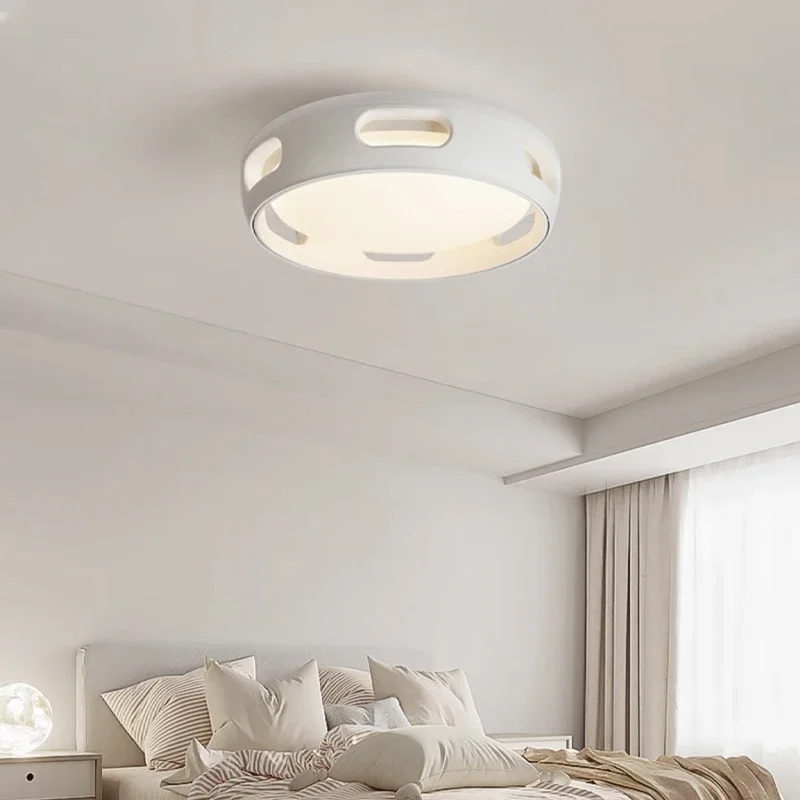 Leafless LED Ceiling Fan Light Strong Wind Low Decibel Remote Control Dimming Frequency Conversion Fan Light Home Ceiling Fan