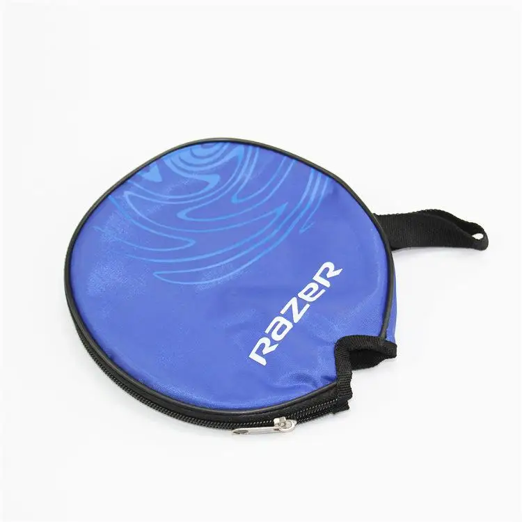 Sac de rangement rond en forme de gourde pour raquette de tennis de table, portable