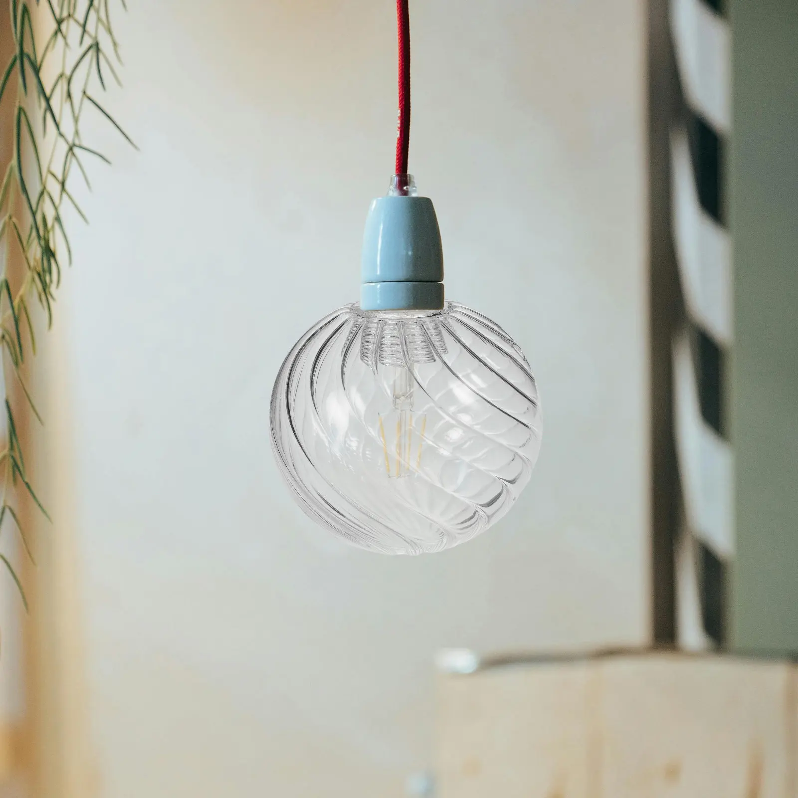 2Pcs Round Lamp Shade Replacement Bubble Lampshade Globe Clear Sphere Dome Cover Inch Modern Pendant