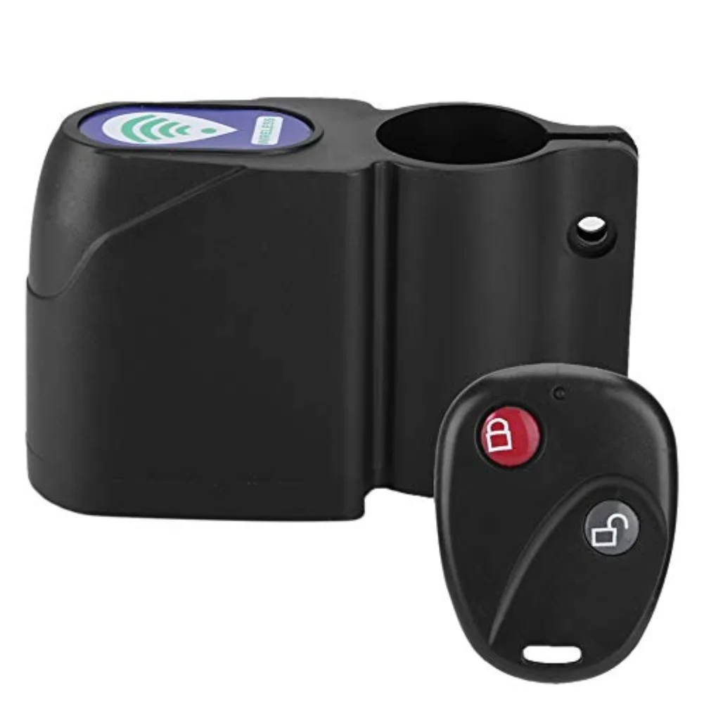 High-Sensitivity Probe Bicycle Alarm Metal Construction User-Friendly Installation Weather Resistant Loud Alarm