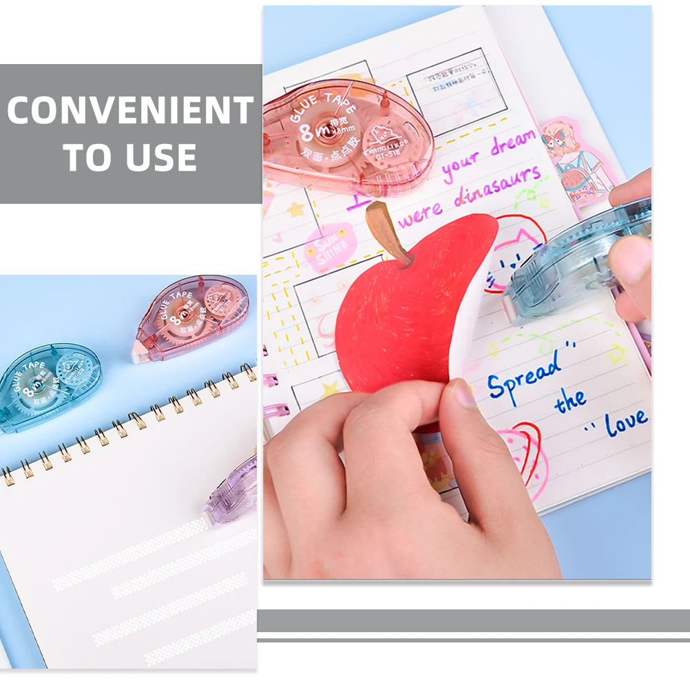 

4pcs Correction Tape Smooth Writing Completely White Instant Correction Student Supplies Office Stationery Classroom Aesthetic