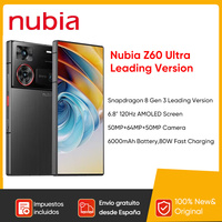 Nubia Z60 Ultra Leading Version  5G Smartphone Snapdragon 8 Gen 3 Leading Version 6.8'' 120Hz AMOLED Screen 80W Fast Charging