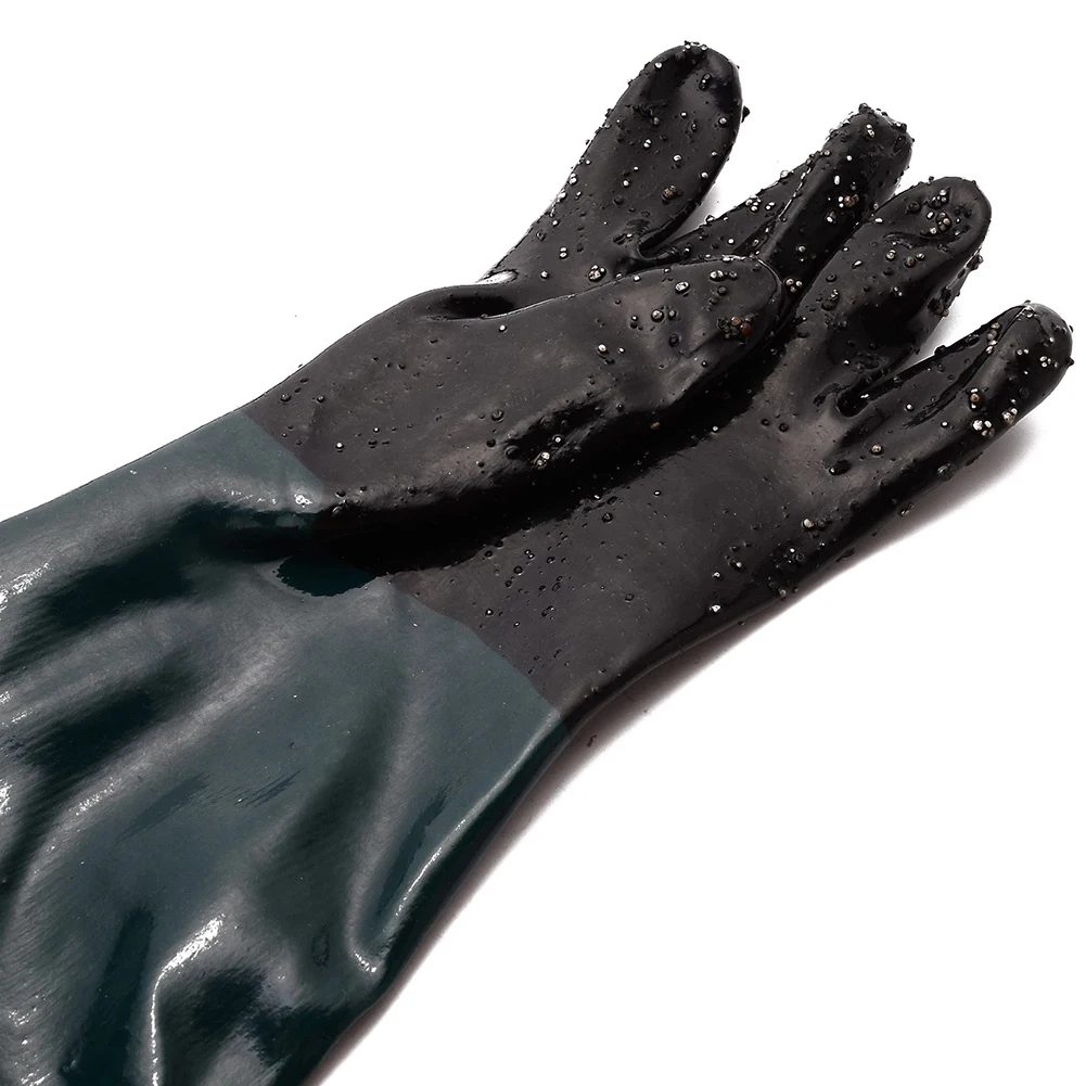 Imagem -04 - Pvc Jateamento Luvas para Jateamento Luvas Abrasivas Acessórios do Armário Jateamento Cabe Tudo 118 Diâmetro Par
