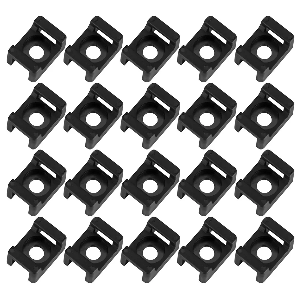 

500 Pcs Wire Fixing Seat Cable Clips Home Fixation Clamps Cord Management Organizer Electric Household