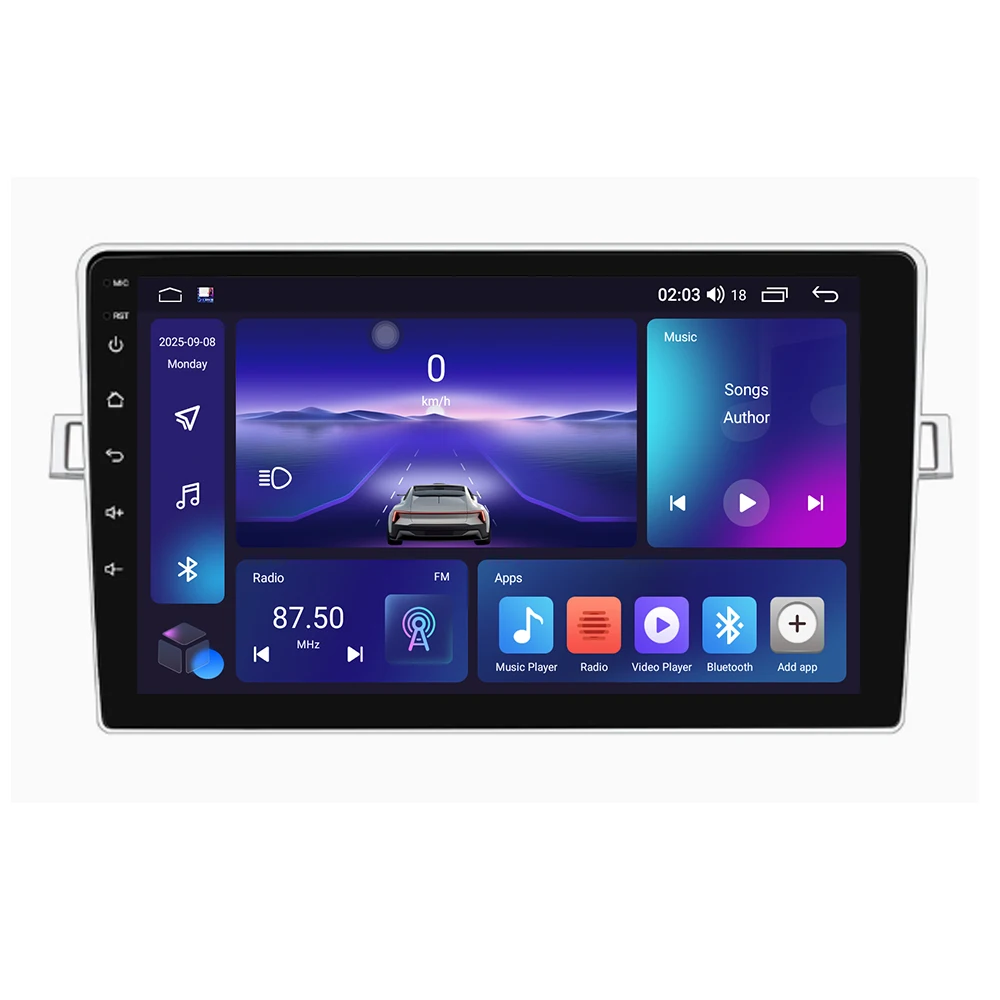 

Android 16 Car Radio For Toyota Verso R20 2009 - 2018 GPS NAVI Multimedia Video Player Carplay Auto 4G LTE WIFI QLED DSP No 2DIN