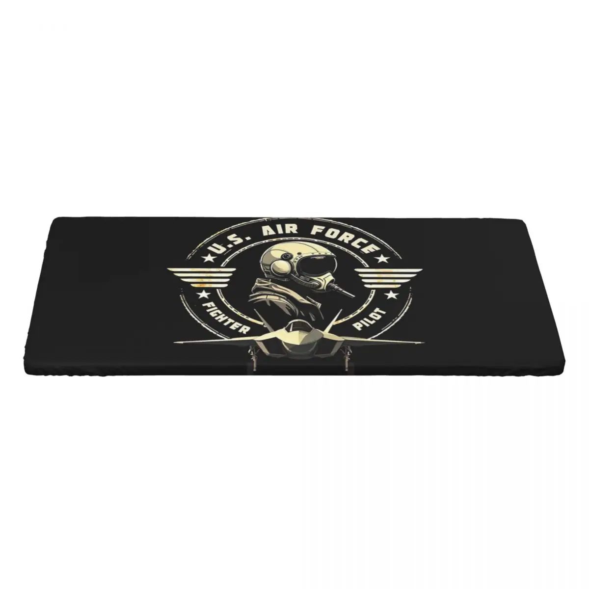

U.S. Air Force Fighter Pilot Military Aviation Vintage Rectangular Tablecloth Oilproof Table Cover for Dining Events Table Cloth
