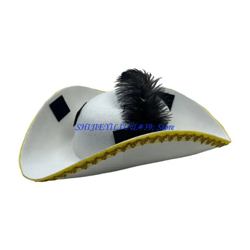 E21F Embroidery Pirate Caps for Kids, Perfect for Halloween Dressing & Cosplay