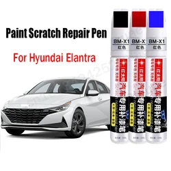 Car Paint Scratch Repair Pen for Hyundai Elantra SE SEL N-Line Limited Solaris Touch-Up Paint Black White Gray