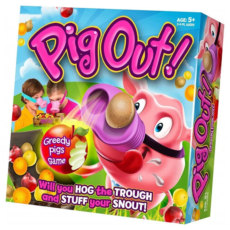 Schweinenase-Spiel Lustiges Aktions-Brettspiel Interaktive Eliminierungs-Herausforderung Kinder Familie Party Eltern-Kind Spielzeug Geschenk