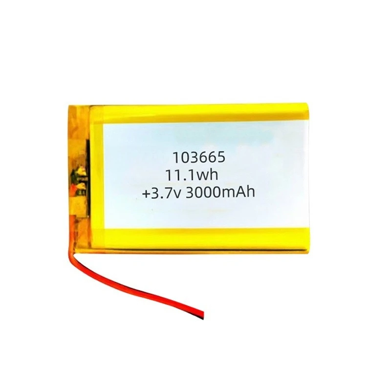 高品質 103665 バッテリー 3.7V 3000mAh ポリマーリチウム電池 スピーカー デジタルカメラ Bluetooth キーボード タブレット PC DVD用