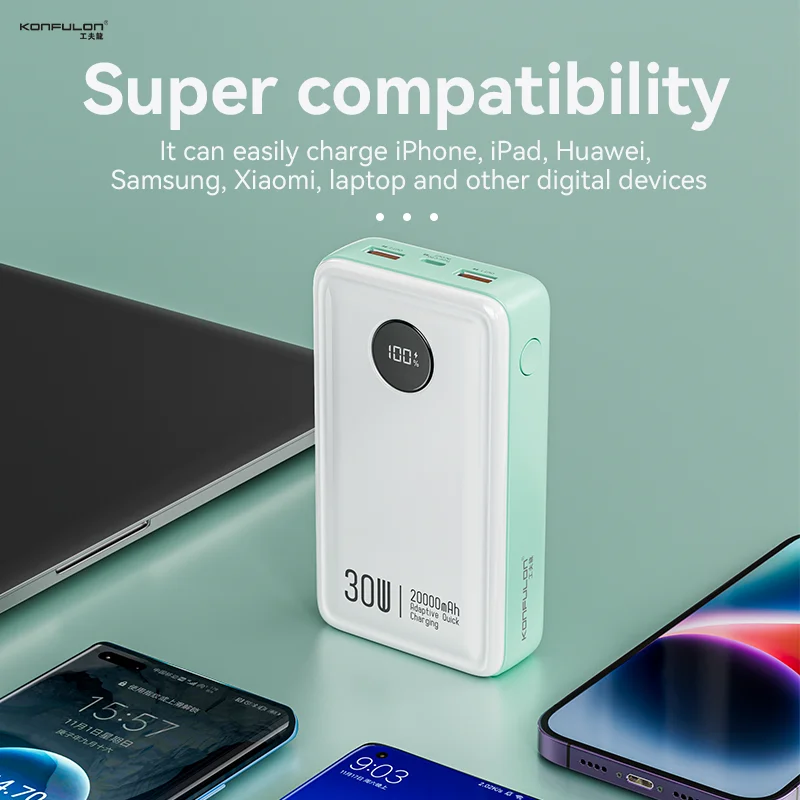 Power Bank Fast Charger 22.5W Portable Powerful 20000mAh Large Capacity External Battery Powerbank for iPhone 13 14 Xiaomi image 5