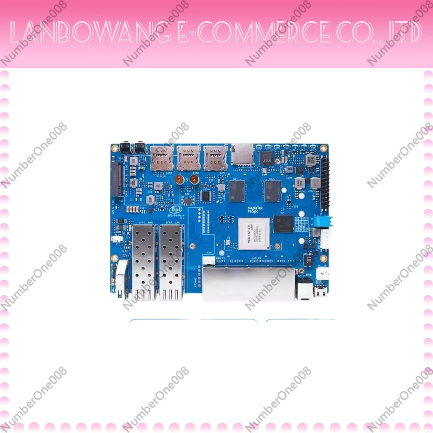 Banana PI BPI-R4 electronic components