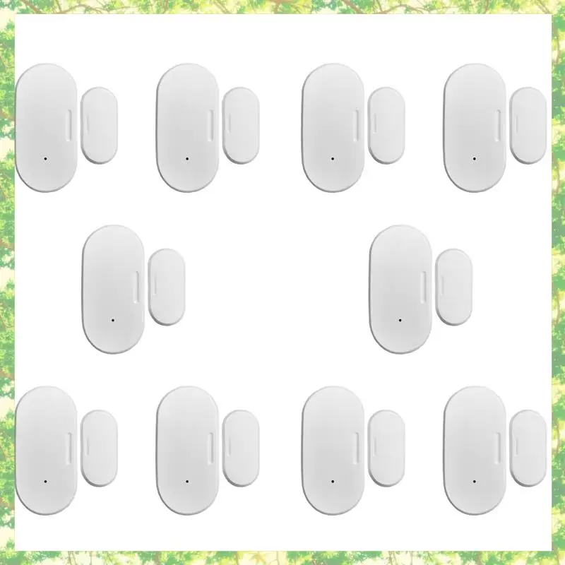 Smart-10X Tuya Zigbee Датчик двери и окна Умная автоматизация Защита безопасности Приложение Smartlife Сигнализация Дистанционное нажатие в реальном времени