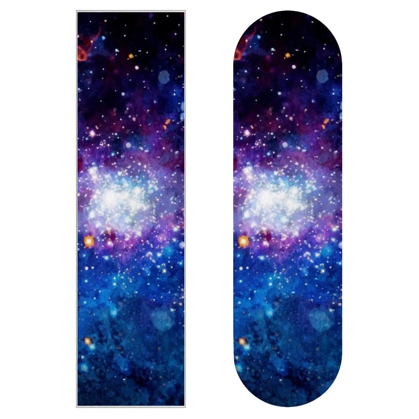 Skateboards Grip Tape Design Constellation Starry Sky Galaxy Longboard Anti Slip Sandpaper Sticker Skateboards Paper 33x9 Inch