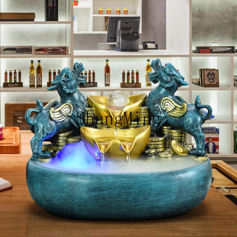

CL Pixiu Wealth-Attracting Ornament Golden Toad High-End New Home Living Room Wealth Transfer Flowing Water Store Opening Gift