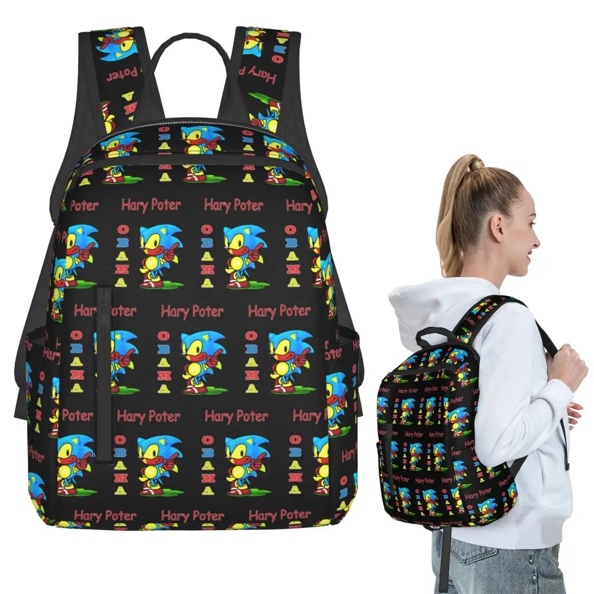 

Obama Backpack Backpack Student BookBag Kids School Bag Computer Shoulder Bags Boys Girls