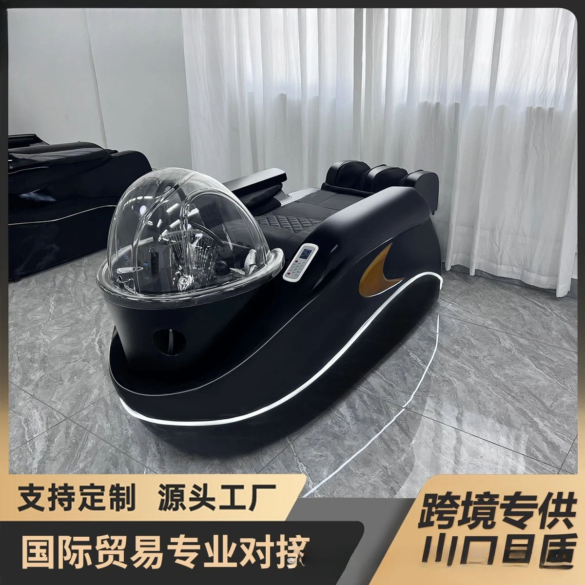 

High-end barber shop Thai water circulation fumigation beauty salon head treatment bed shampoo bed ceramic basin