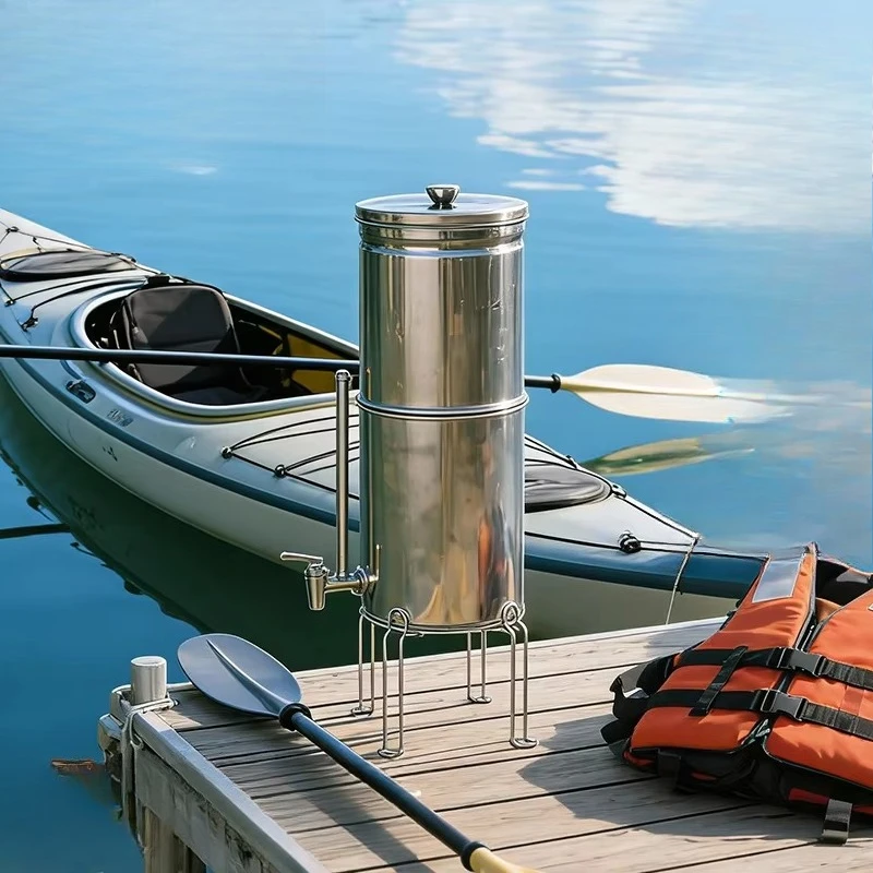 

Heavy Duty Stainless Steel Barrel Water Purifier with Food Grade and Integrated Cartridge with Filter