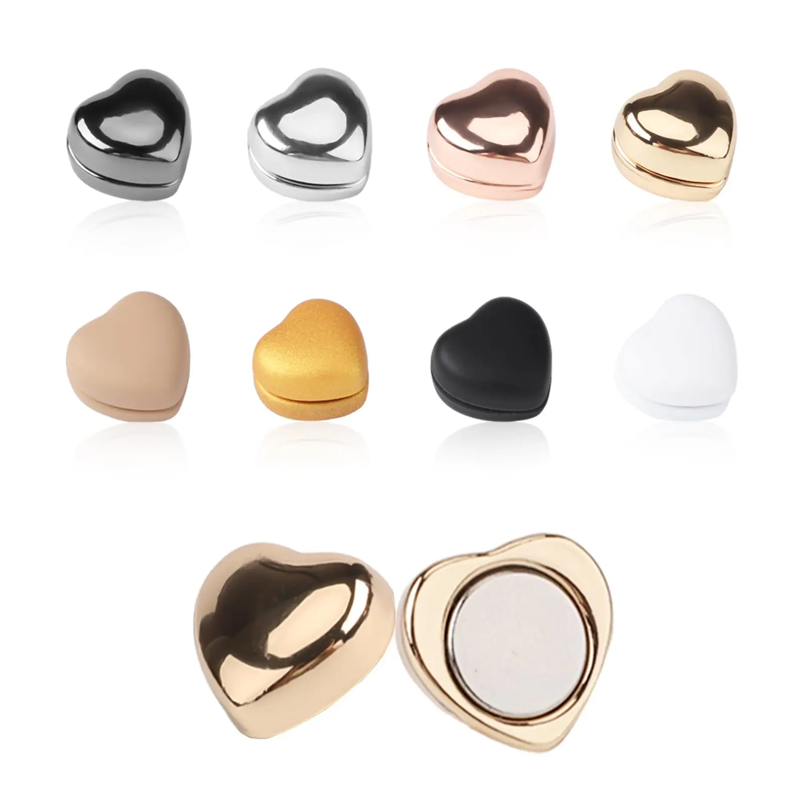 

Hijab Magnetic Pins,Heart Multi-Purpose Strong Magnetic Hijab Pins Scarf Clasp Pinless Brooch for Women Hijabs Scarves Clothes