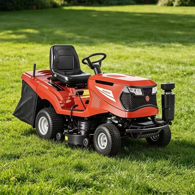 Lawn Landscaping Zero Turn Riding Lawn Mower Flexible Steering High Cutting Efficiency Comfortable Seat Park Villa Garden Use
