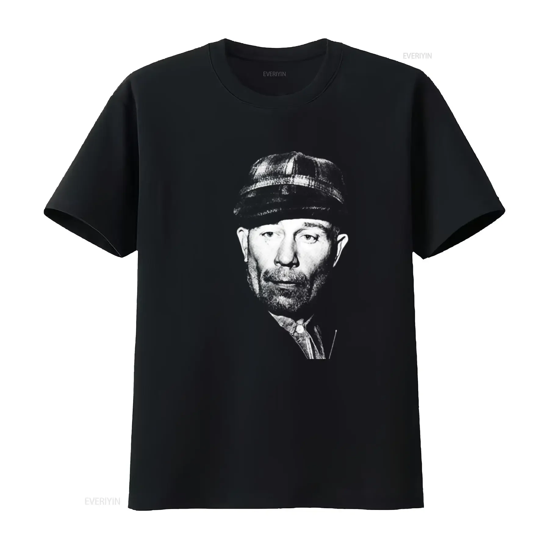 Edward Theodore Ed Gein Hand Screened Pre Shrunk 100 Cotton T Shirt Unique Print Comfortable Fit vintage Washed fashion Soft
