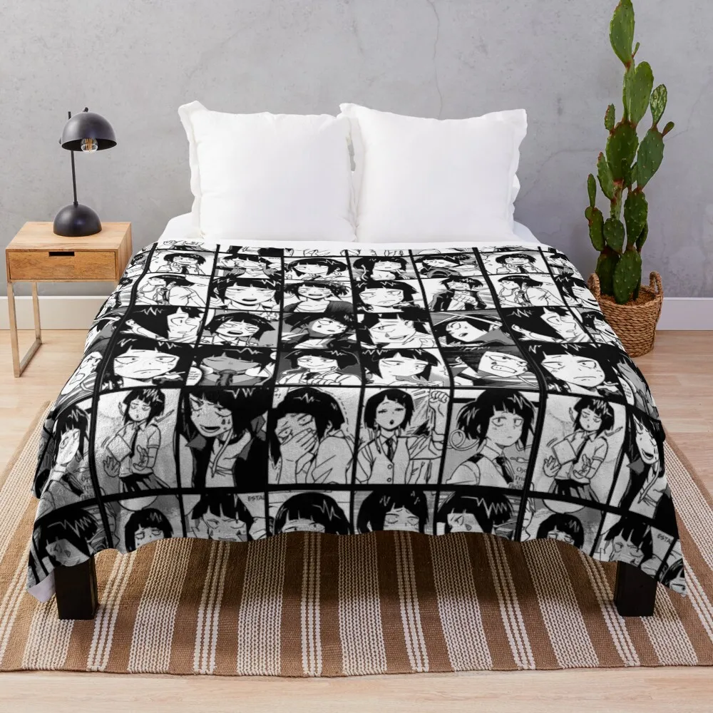 Jirou manga panel collage Throw Blanket Luxury Soft Plush Plaid warm winter Decoratives Blankets