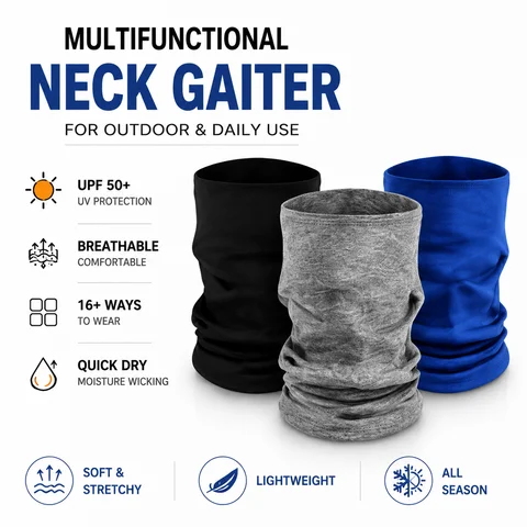 Ice Silk Neck Gaiter Cooling Face Cover UV Protection Bandana Breathable Headscarf for Men Women Outdoor Hiking Cycling Fishing