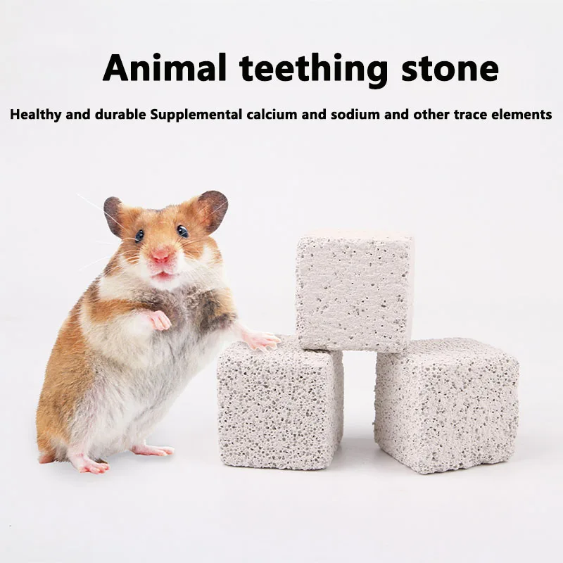 

PARKER Small pet hamster teething stone rabbit chinchilla Dutch pig teething stick small rodent pet teething toys pet supplies