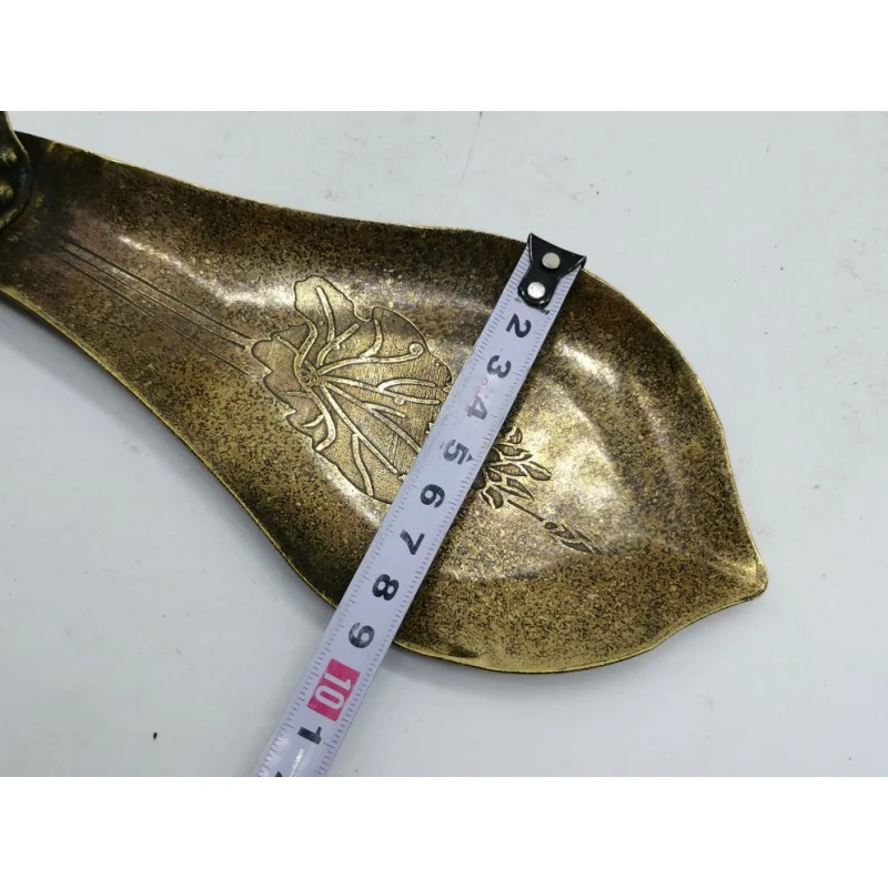 Three-Hole Lotus Incense Holder Vintage Home Decor Incense Plate Incense Stick Holder Copper Incense Burner