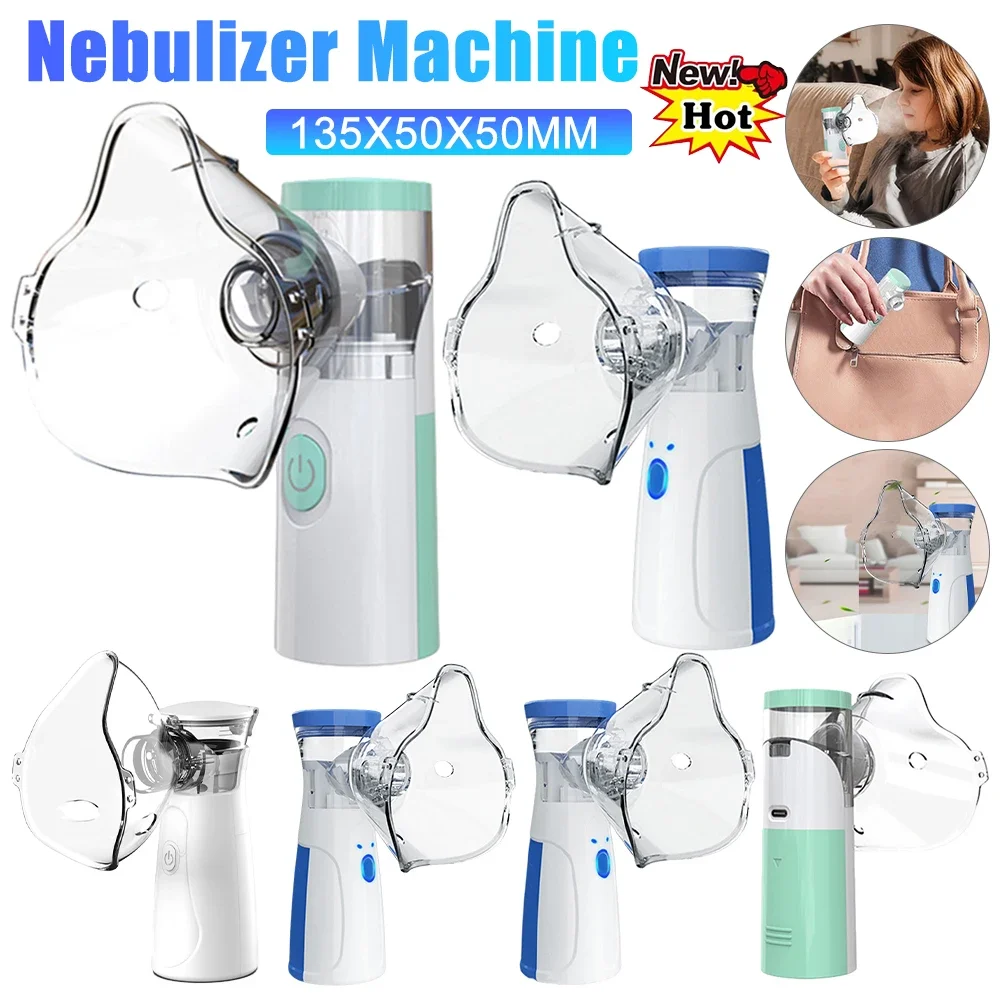 Medical USB Nebulizer Compressor Sprayer Handheld Suits Adults And Children With Cough Inhaler Machine Outdoor Emergency Supply