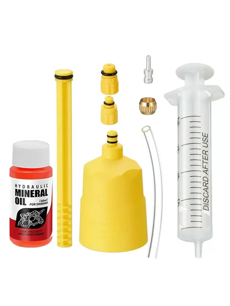 AliExpress 60ml Mineral Oil Bicycle Brake System Bleed Kit Tools MTB Brake Fluid Change Hydraulic Kits for SHIMANO TEKTRO Avid Series