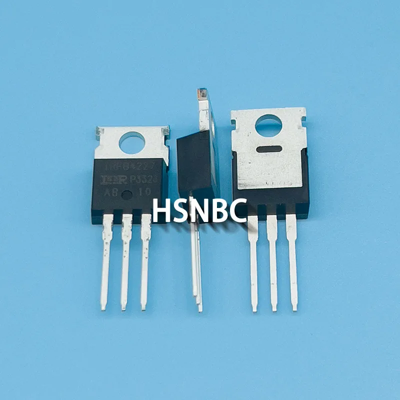 10Pcs/Lot IRFB4227PBF IRFB4227 FB4227 TO-220 200V 65A MOSFET N-Channel Power Transistor 100% New Imported Original