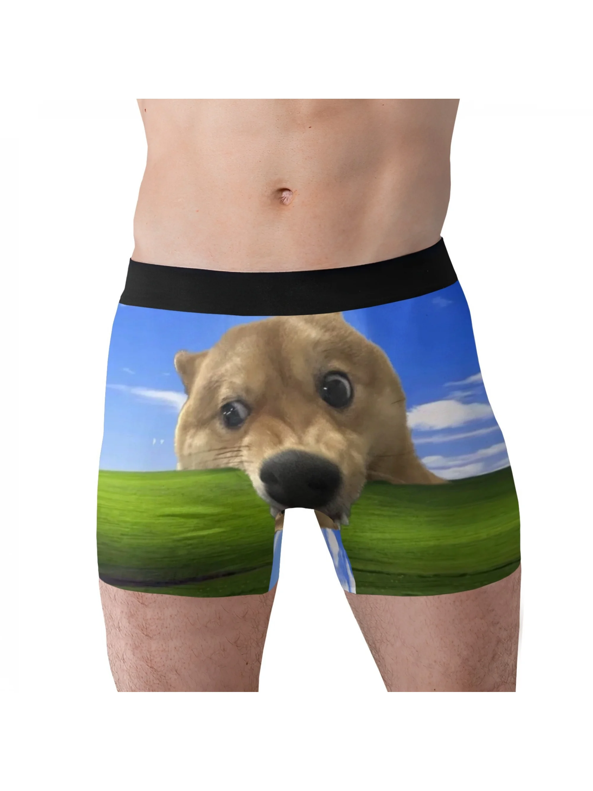 Cute Dog Meme Men'S Underwear, Quotes Customized, Soft and Durable, Gift for Dad Father Day