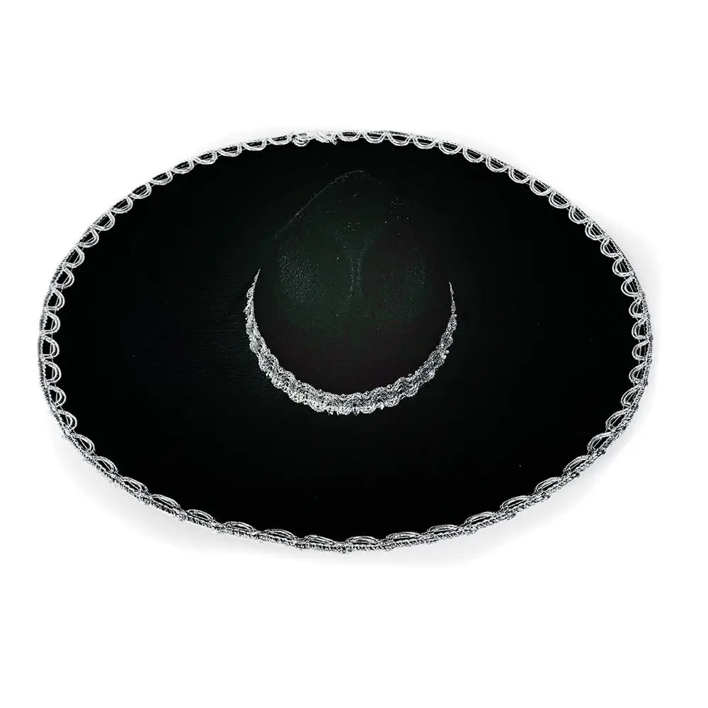 كرنفال خمر الأسود الاطفال المكسيكي قبعة الساحر قبعة أفضل القبعات عطلة زي قبعة مرحلة الأداء الاطفال تأثيري قبعة هالوين #2