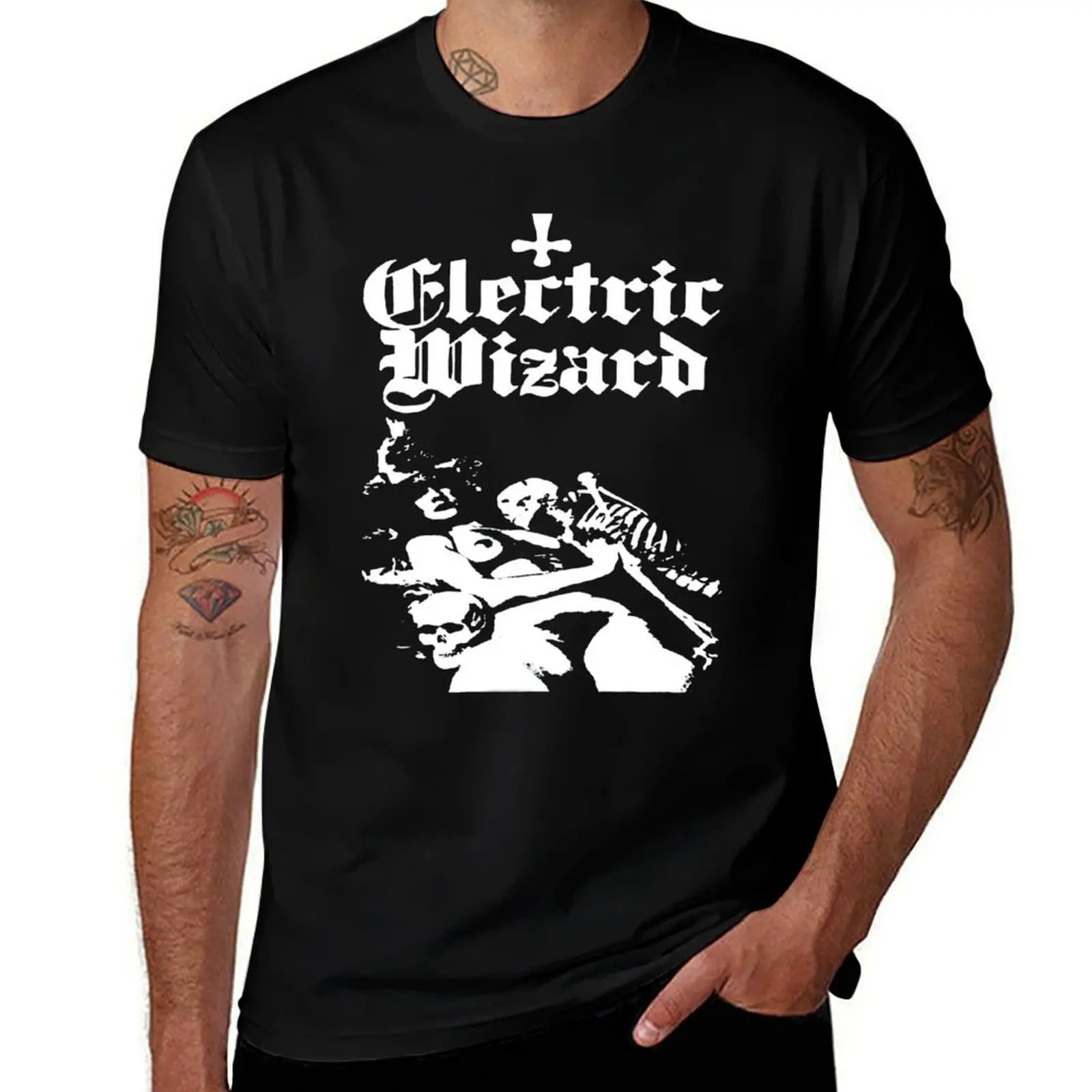 I LOVE ELECTRIC WIZARD T-Shirt Simple Casual Short Sleeve Tee