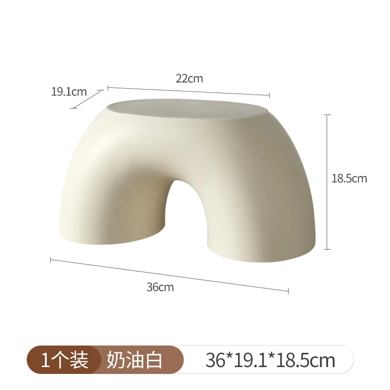 Colorful Stool for Kids Thickened Anti Slip Round Stool for Living Room Bathroom Step Stool Home Use image 6