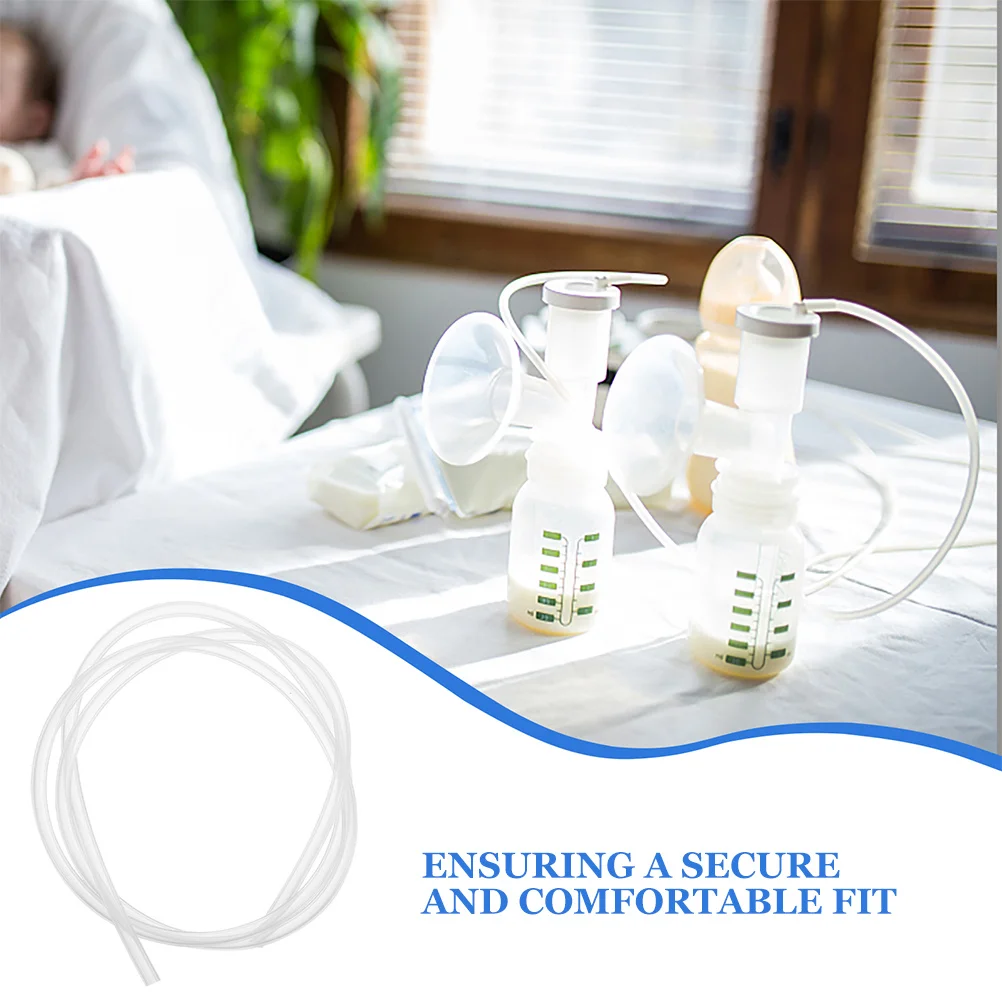 2 قطعة أنبوب خرطوم بديل من السيليكون قطع غيار خرطوم السيليكون القابل لإعادة الاستخدام لنماذج مختلفة المتوافقة مع ملحقات الثدي #5