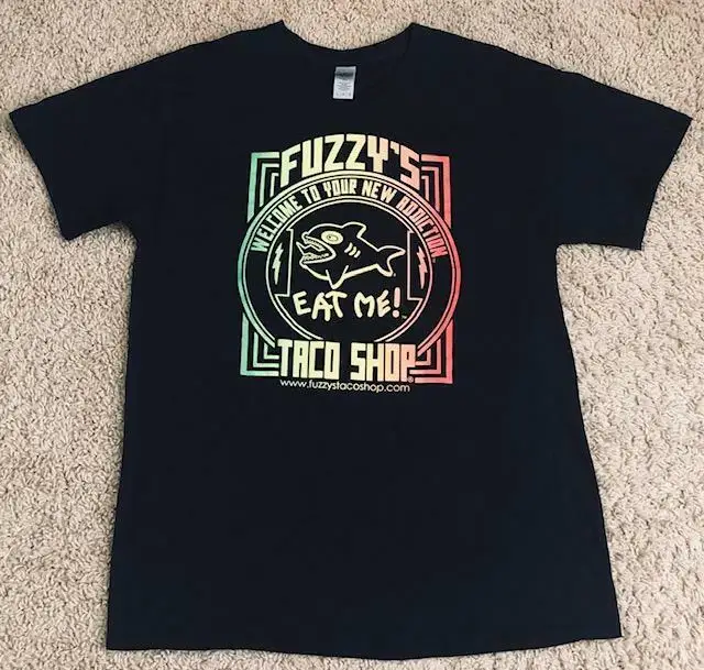 Fuzzy's Taco Shop Welcome To Your New Addiction Men's Black T-Shirt